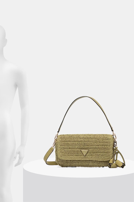 Guess μπαγκέτα γυναικεία πλεκτή OFELIA HWWG99.23190