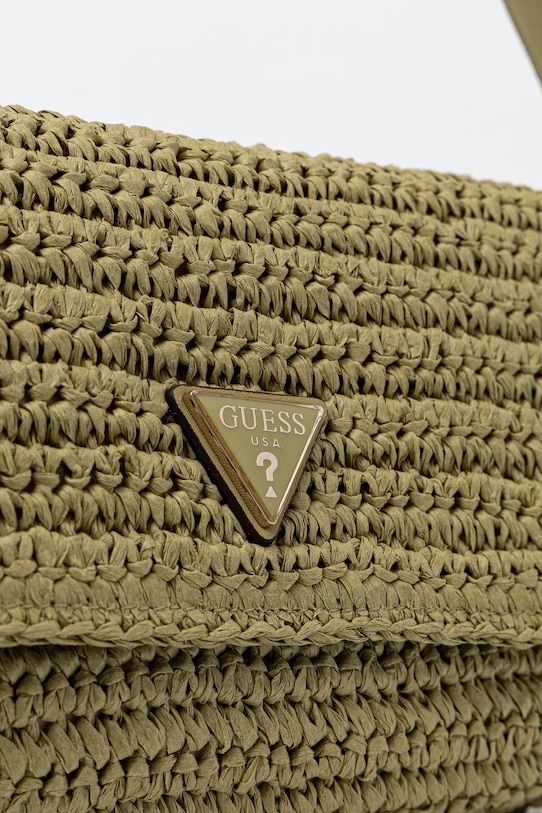 Guess μπαγκέτα γυναικεία πλεκτή OFELIA πράσινο HWWG99.23190