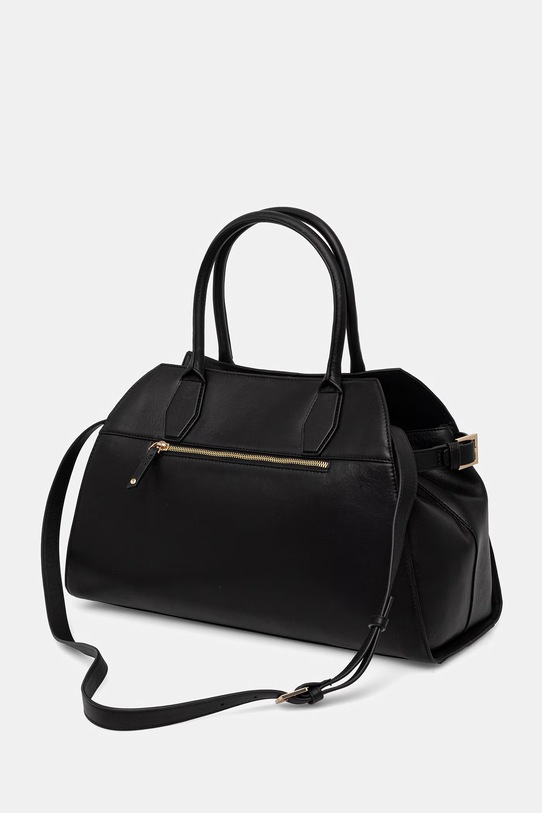 Akcesoria Guess torebka skórzana LIZA HWYUAA.P6276 czarny