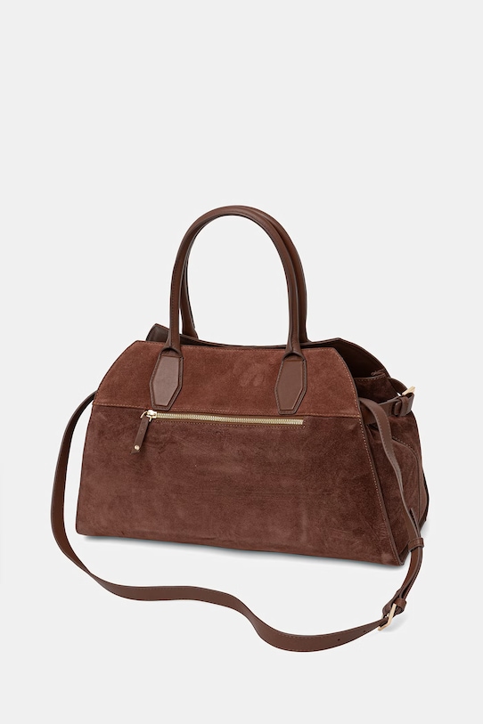 Akcesoria Guess torebka zamszowa LIZA HWYUSS.P6276 brązowy