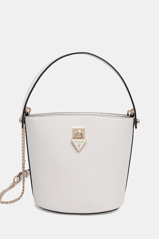 Guess torebka crossbody damska z imitacji skóry PATSIE beżowy HWZG99.19030