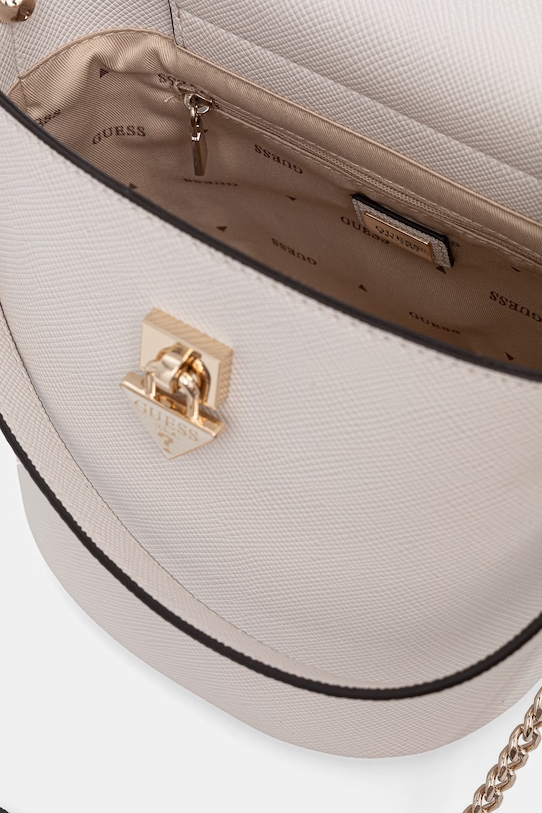 Guess torebka crossbody damska z imitacji skóry PATSIE HWZG99.19030 beżowy