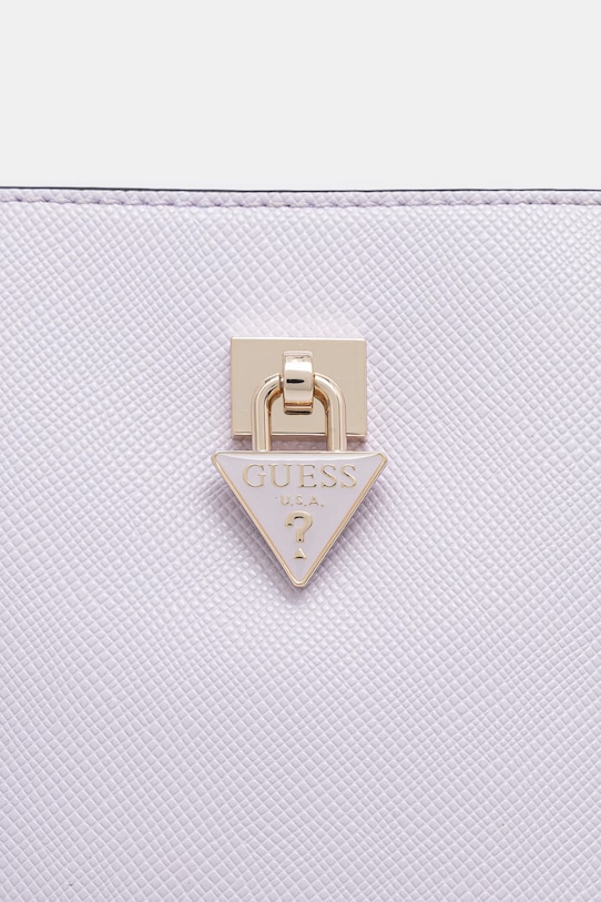 Guess torebka crossbody damska z imitacji skóry PATSIE fioletowy HWZG99.19030