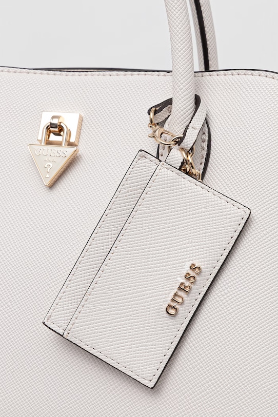 Guess torebka crossbody damska z imitacji skóry PATSIE HWZG99.19060 biały