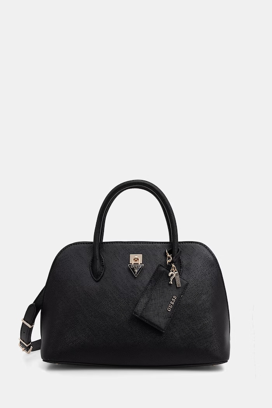 Guess torebka crossbody damska z imitacji skóry PATSIE czarny HWZG99.19060