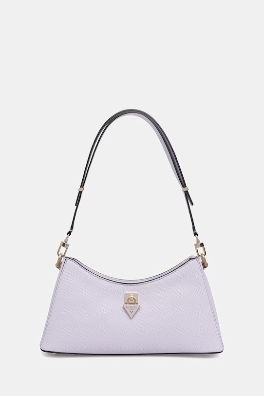 Guess torebka crossbody damska z imitacji skóry PATSIE fioletowy HWZG99.19180