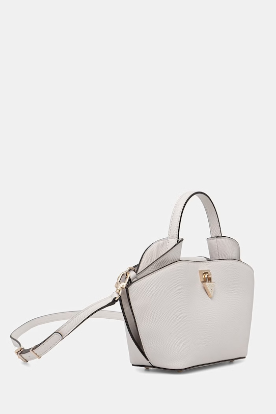 Guess kabelka typu tote dámska z imitácie kože PATSIE HWZG99.19750 biela SS26