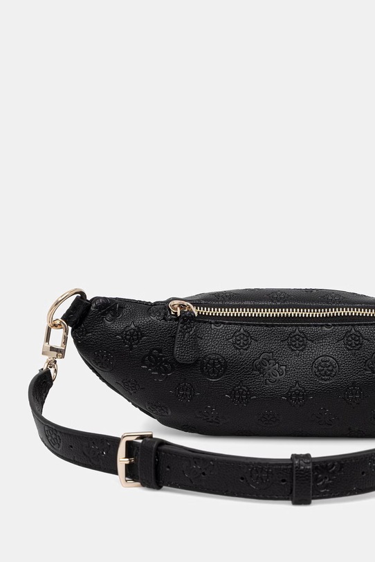 Αξεσουάρ Guess τσαντάκι μέσης γυναικείο από απομίμηση δέρματος TWDP74.52080 μαύρο