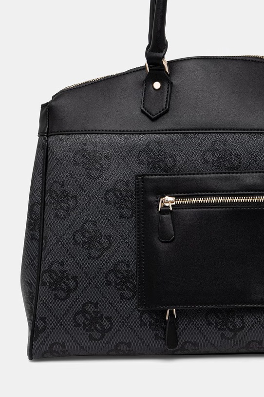 Dodatki Guess klasična torbica ženska iz umetnega usnja BERTA TWOB86.88903 siva