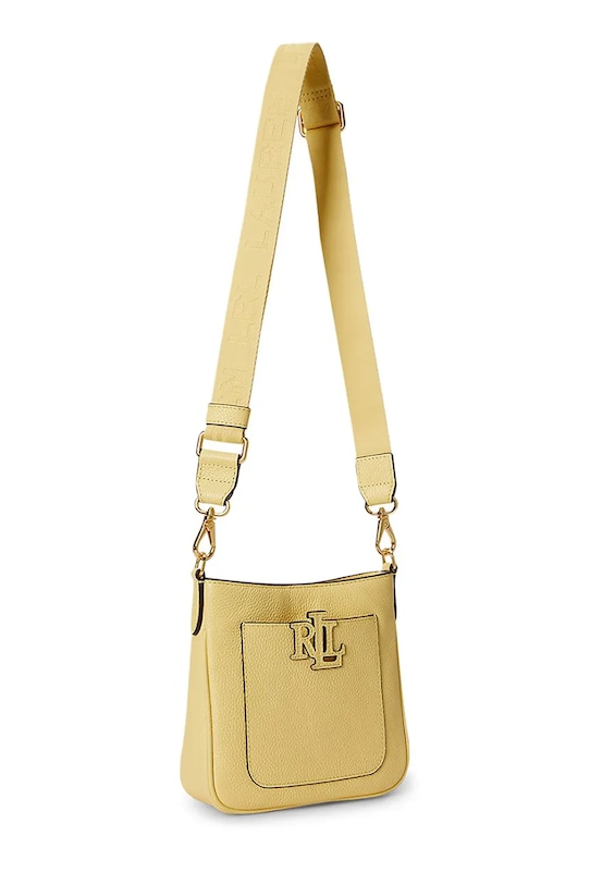 Akcesoria Lauren Ralph Lauren torebka crossbody damska skórzana 431982184 żółty