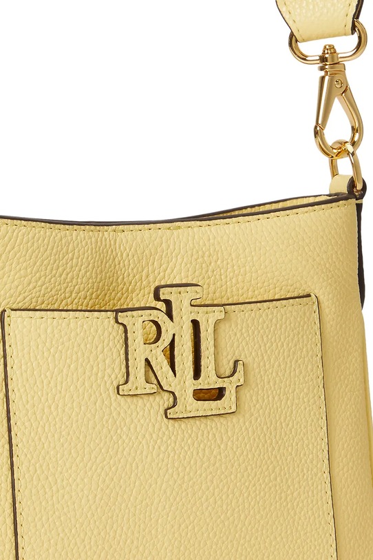 Lauren Ralph Lauren torebka crossbody damska skórzana 431982184 żółty