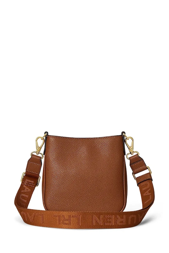 Lauren Ralph Lauren torebka crossbody damska skórzana 431982184 brązowy SS26