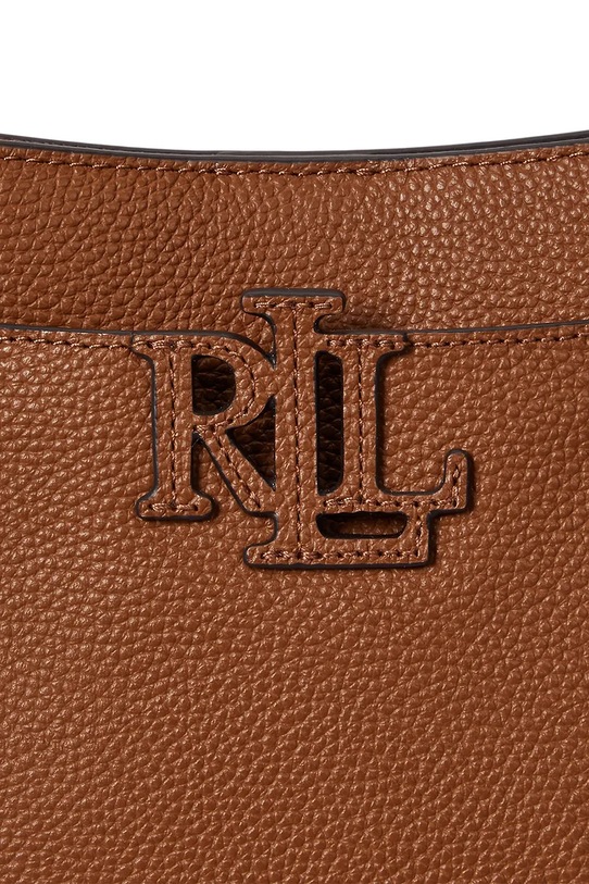 Lauren Ralph Lauren torebka crossbody damska skórzana 431982184 brązowy