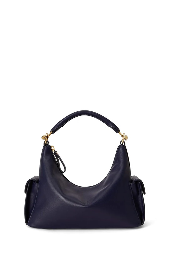 Lauren Ralph Lauren torebka damska skórzana granatowy 431P06064