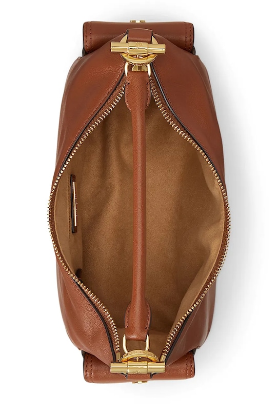 Lauren Ralph Lauren torebka damska skórzana brązowy 431P06064