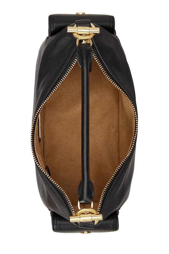 Lauren Ralph Lauren torebka damska skórzana czarny 431P06064