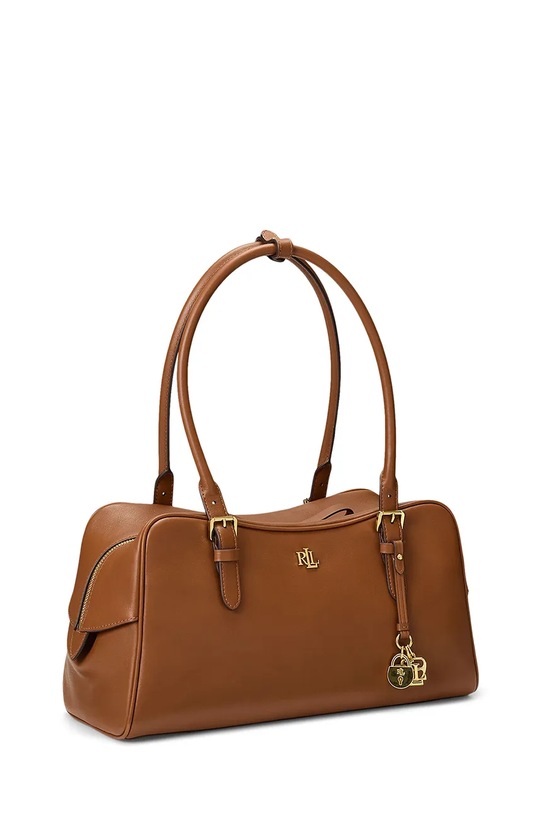 Lauren Ralph Lauren torebka skórzana 431P06068 brązowy SS26