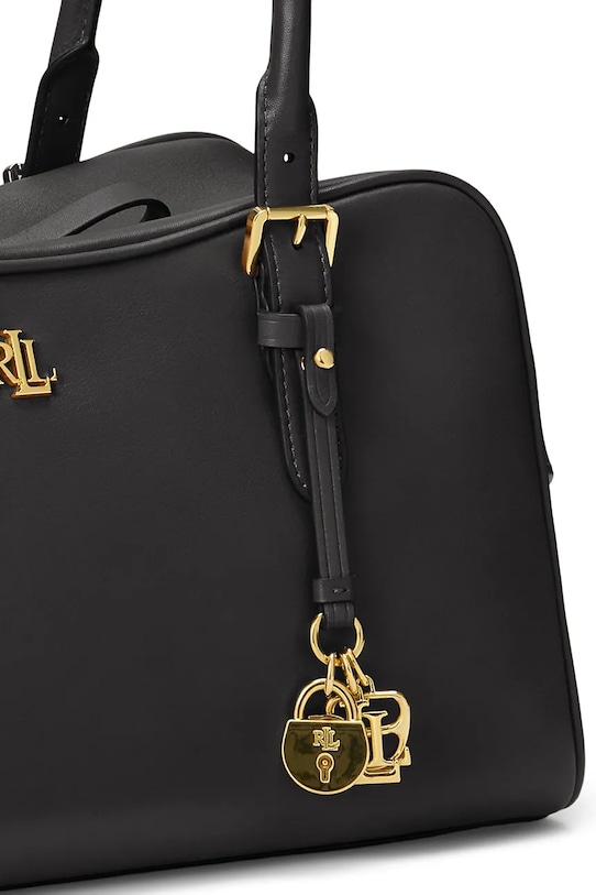 Lauren Ralph Lauren torebka skórzana 431P06068 czarny