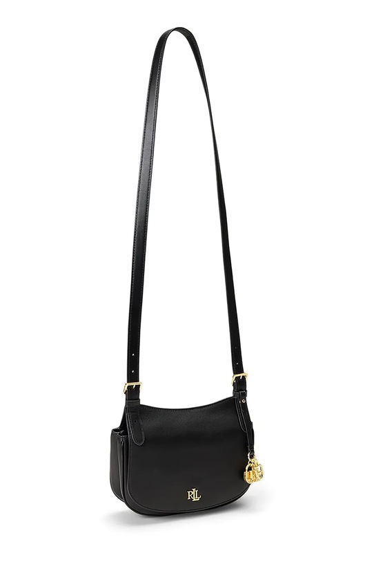 Lauren Ralph Lauren listonoszka damska skórzana 431P06070 czarny SS26