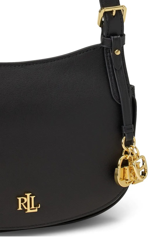 Lauren Ralph Lauren listonoszka damska skórzana 431P06070 czarny