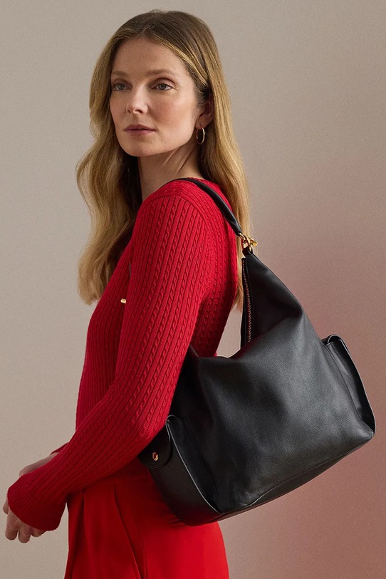 Lauren Ralph Lauren torebka skórzana 431P10123