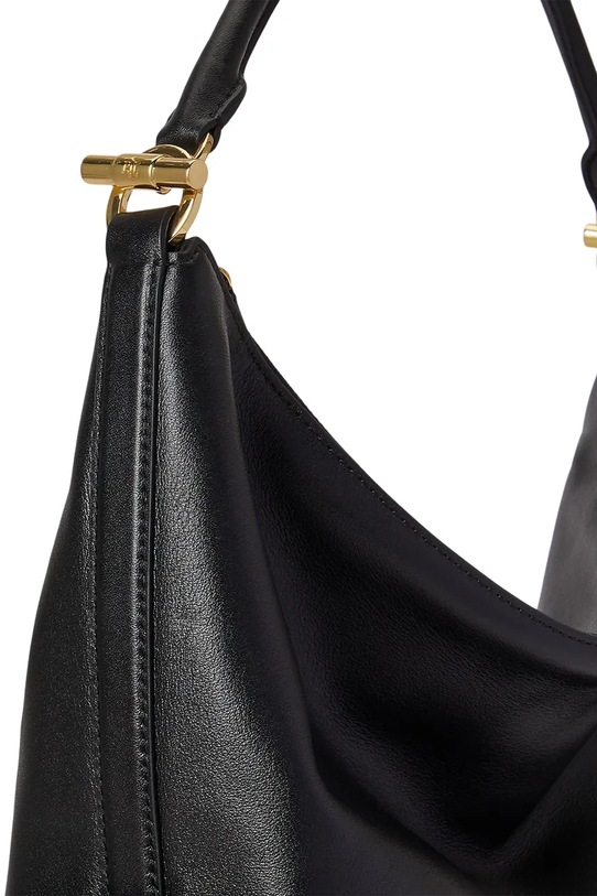 Lauren Ralph Lauren torebka skórzana 431P10123 czarny