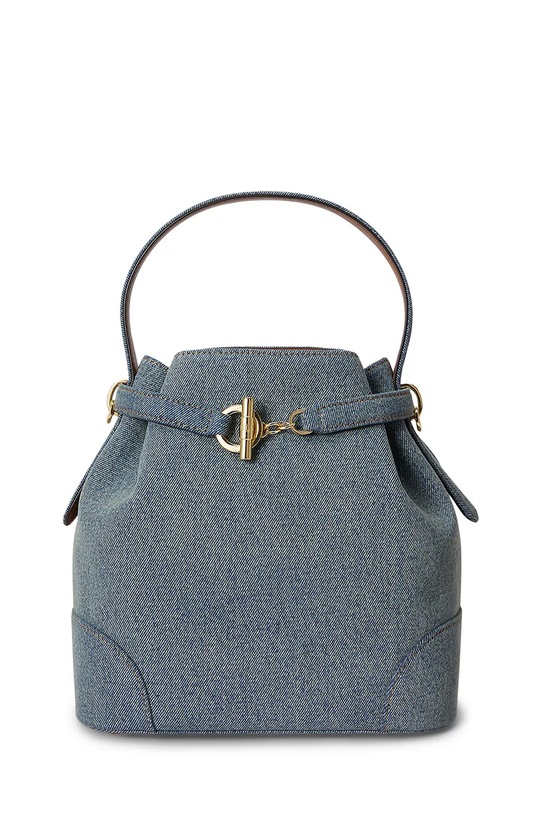 Lauren Ralph Lauren torebka crossbody damska skórzana niebieski 431P10498