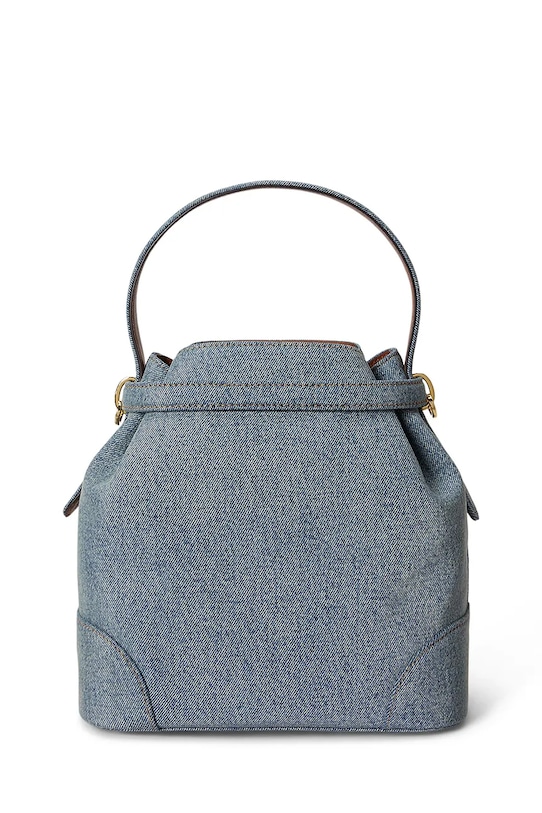 Lauren Ralph Lauren torebka crossbody damska skórzana 431P10498 niebieski SS26