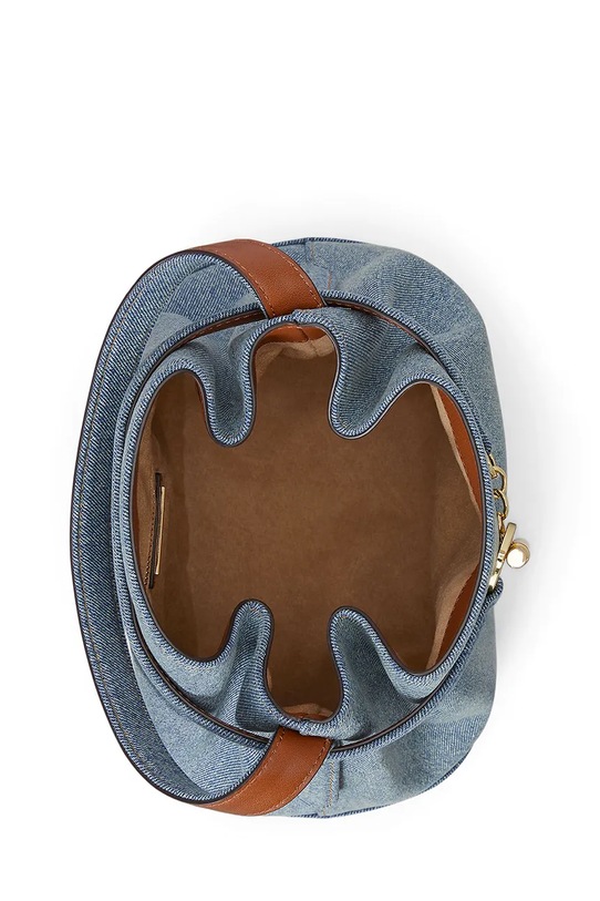 Lauren Ralph Lauren torebka crossbody damska skórzana niebieski 431P10498