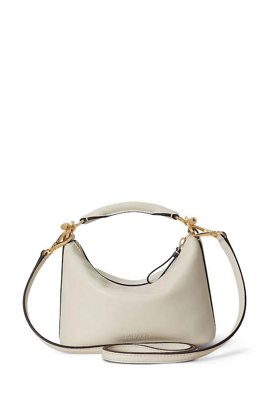 Akcesoria Lauren Ralph Lauren torebka skórzana 431P10531 biały