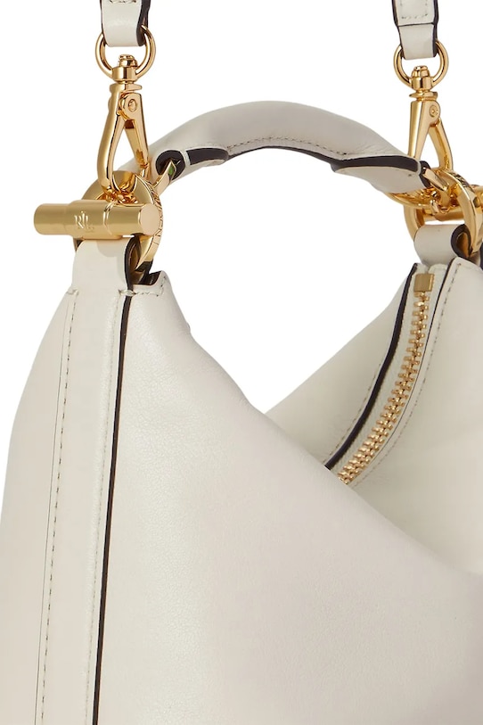 Lauren Ralph Lauren torebka skórzana 431P10531 biały