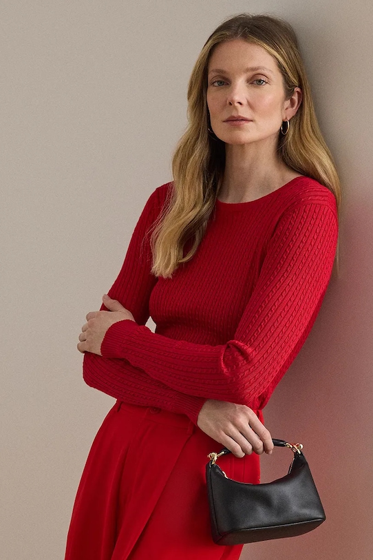 Lauren Ralph Lauren torebka skórzana 431P10531