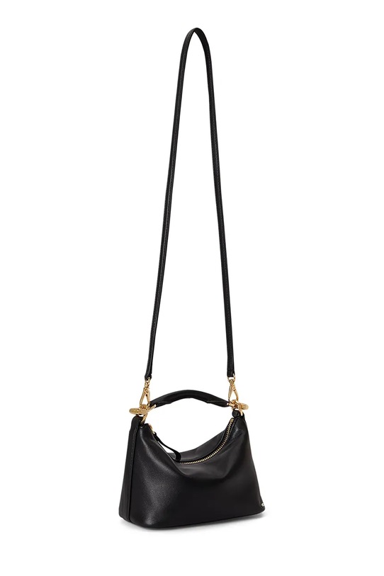 Lauren Ralph Lauren torebka skórzana 431P10531 czarny SS26