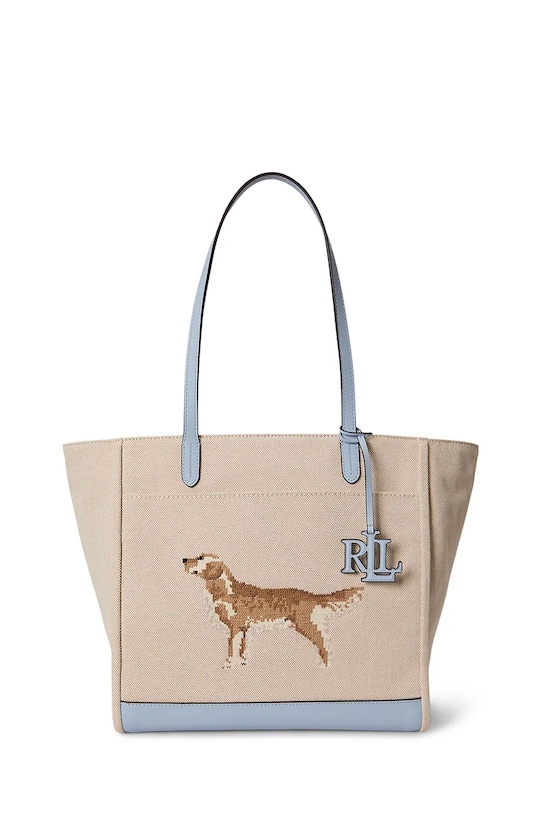 Lauren Ralph Lauren torebka shopper damska beżowy 431P13256