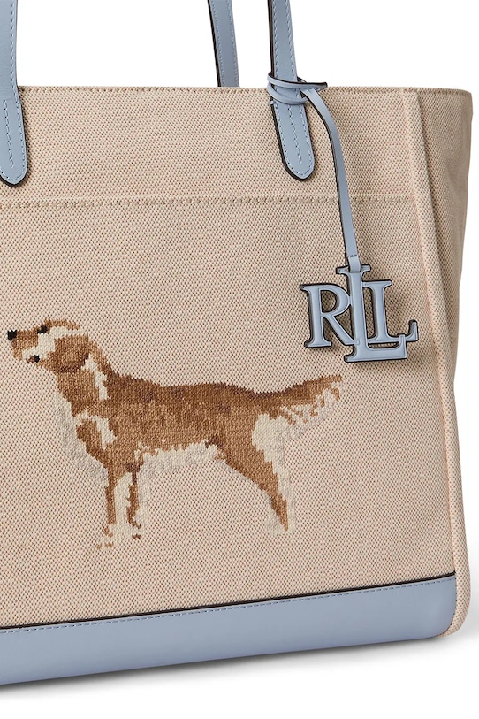 Lauren Ralph Lauren torebka shopper damska 431P13256 beżowy