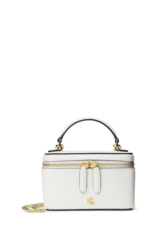 Lauren Ralph Lauren torebka crossbody damska skórzana biały 431P10144