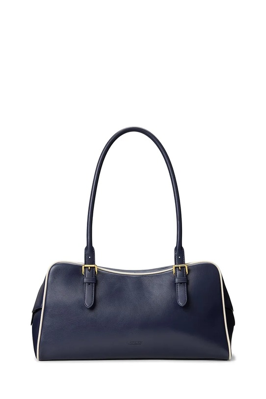 Akcesoria Lauren Ralph Lauren torebka skórzana 431P10510 granatowy