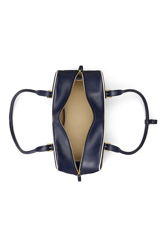 Lauren Ralph Lauren torebka skórzana granatowy 431P10510