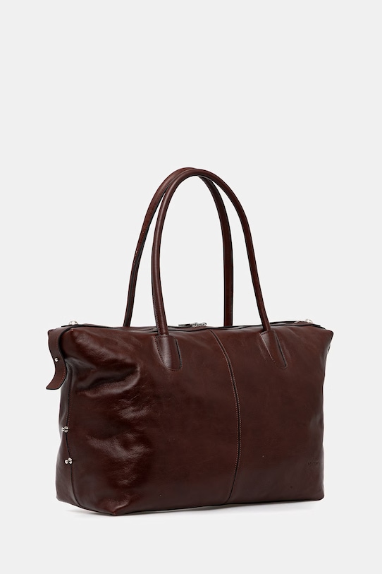 Кожена чанта MAX&Co. MCASAMBAG1 2616511066200 кафяв SS26