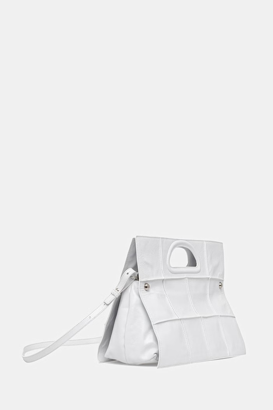 Max&Co. Μικρή τσάντα γυναικεία δερμάτινη MCABIGBOOKBAG1 2616511017200 λευκό SS26