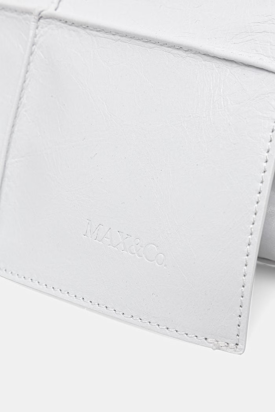 Max&Co. Μικρή τσάντα γυναικεία δερμάτινη MCABIGBOOKBAG1 2616511017200 λευκό