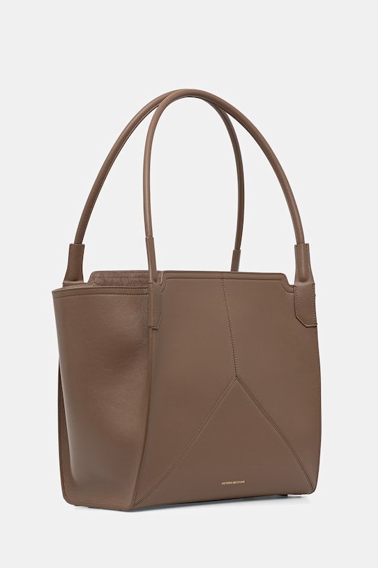Victoria Beckham tote torba ženska usnjena Tote B126AAC007421A rjava SS26