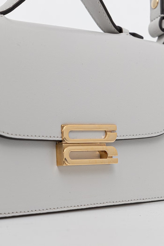 Victoria Beckham torebka crossbody damska skórzana Dorian szary B126AAC007425A