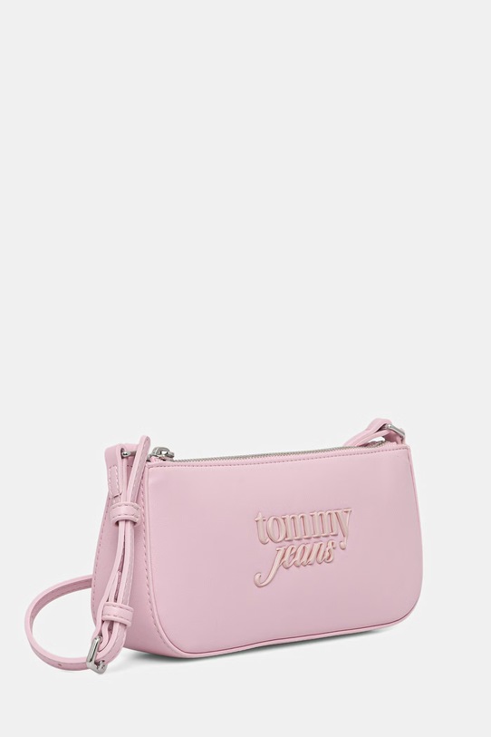 Tommy Jeans torebka damska z imitacji skóry AW0AW18449 różowy SS26