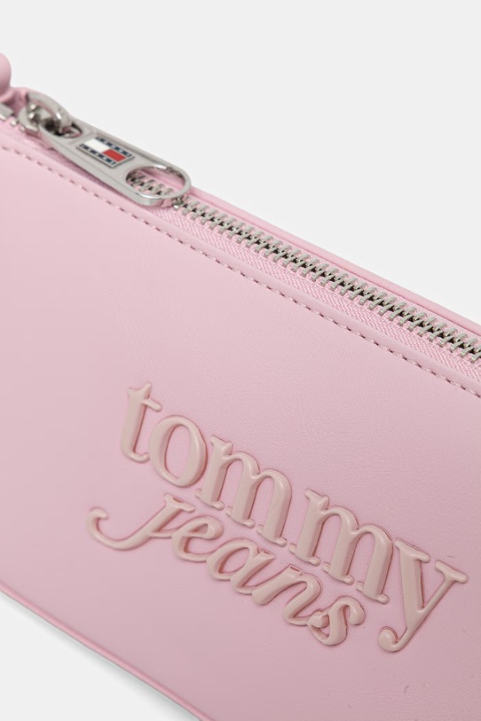 Tommy Jeans torebka damska z imitacji skóry różowy AW0AW18449