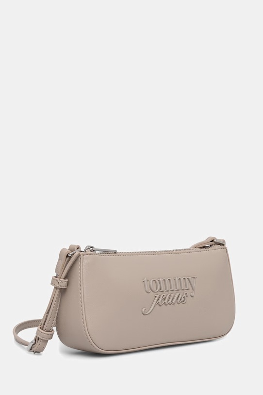 Tommy Jeans torebka damska z imitacji skóry AW0AW18449 beżowy SS26