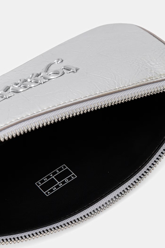 Tommy Jeans torebka damska z imitacji skóry AW0AW18457 srebrny