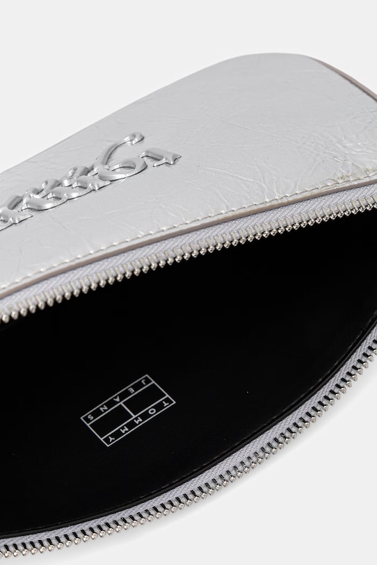 Tommy Jeans torebka damska z imitacji skóry AW0AW18457 srebrny