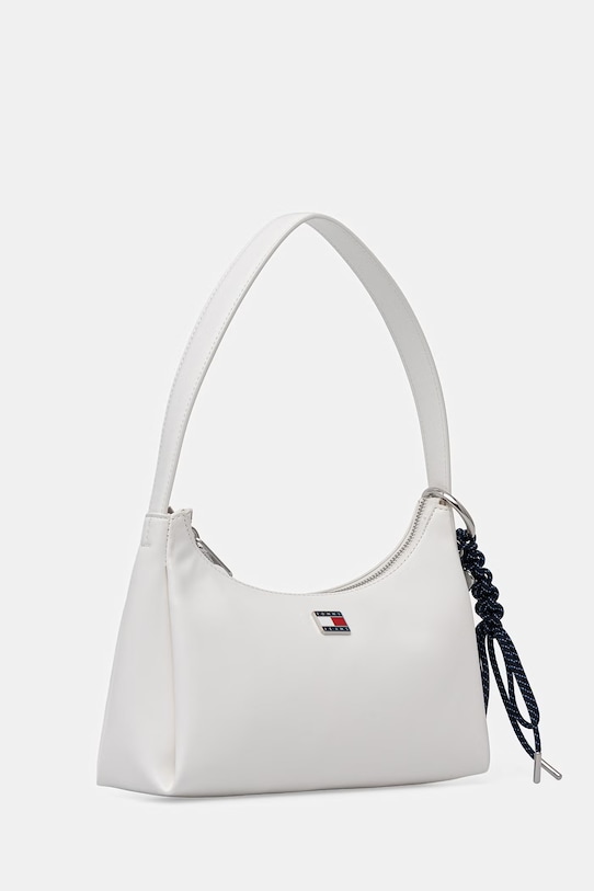 Tommy Jeans torebka damska z imitacji skóry AW0AW18458 biały SS26