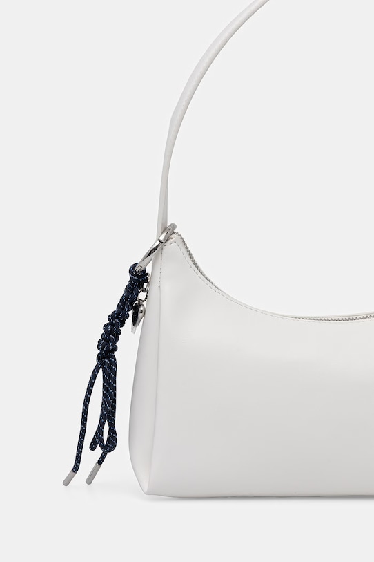 Akcesoria Tommy Jeans torebka damska z imitacji skóry AW0AW18458 biały